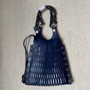 Sonia Rykiel Satchel in navy (shoulder)